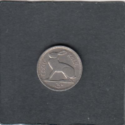 Beschrijving: 3 Pence  HARE 